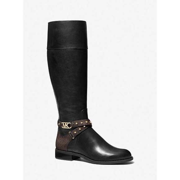 Michael Kors Kincaid Leather Riding Boot Size 6 - Picture 1 of 9